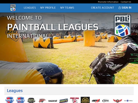 'pbleagues.com' screenshot