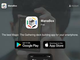 'manabox.app' screenshot