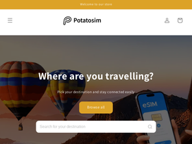 potatosim.com homepage screenshot