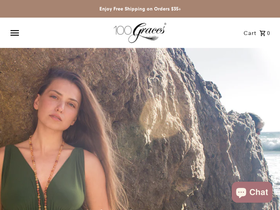 100graces.com homepage screenshot