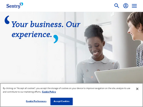 'sentry.com' screenshot