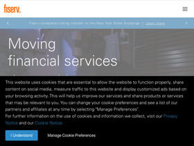 'fiserv.com' screenshot