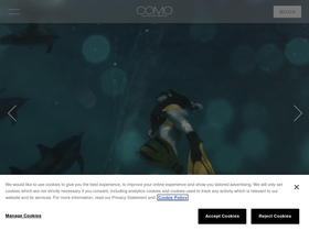 'comohotels.com' screenshot