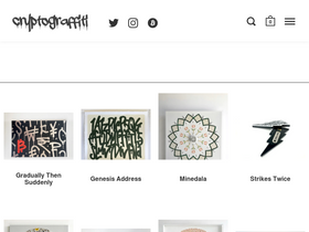 cryptograffiti homepage screenshot