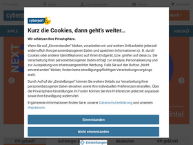 'cyberport.de' screenshot