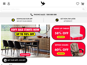 'blackswallow.com.au' screenshot