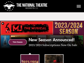 'broadwayatthenational.com' screenshot