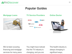 'pindiscover.com' screenshot