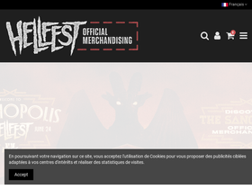 'hellfestshop.com' screenshot