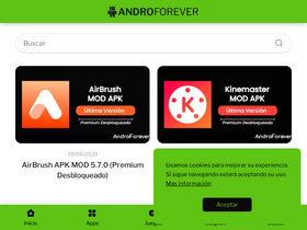 'androforever.com' screenshot