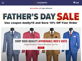 'contemposuits.com' screenshot