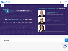 'whistleblowers.org' screenshot