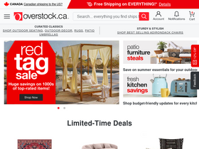 'overstock.ca' screenshot