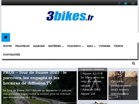 '3bikes.fr' screenshot