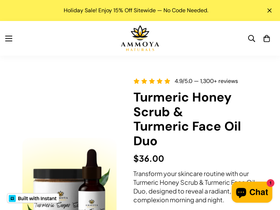 ammoyanaturals.com homepage screenshot
