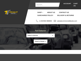 'commonraildiesels.com' screenshot