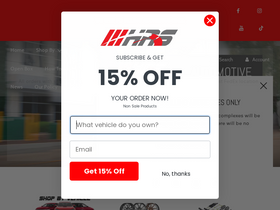 'hirevsports.com' screenshot