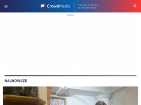 'crowdmedia.pl' screenshot