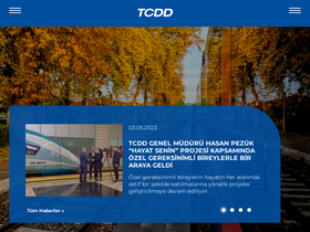 'tcdd.gov.tr' screenshot