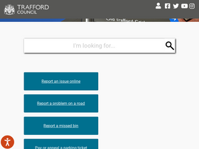 'trafford.gov.uk' screenshot