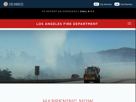 'lafd.org' screenshot