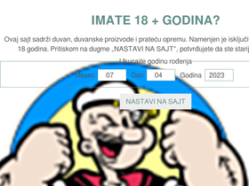 'tompusi.rs' screenshot