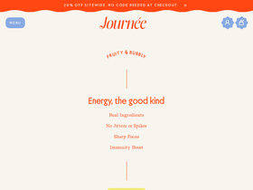 drinkjournee.com homepage screenshot