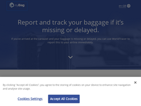 'mybag.aero' screenshot