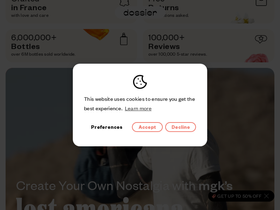 Dossier website screenshot