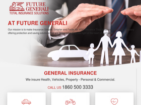 'futuregenerali.in' screenshot