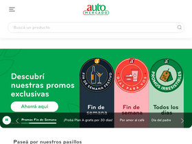 'automercado.cr' screenshot