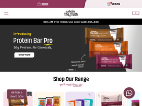 'thewholetruthfoods.com' screenshot