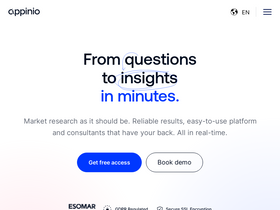 'appinio.com' screenshot