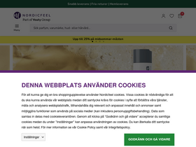 'nordicfeel.se' screenshot