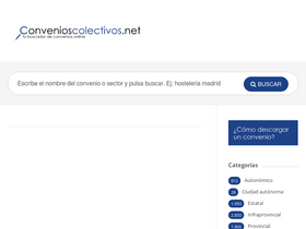 'convenioscolectivos.net' screenshot
