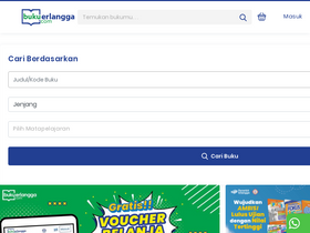 'bukuerlangga.com' screenshot
