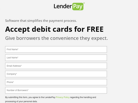 'lenderpayments.com' screenshot