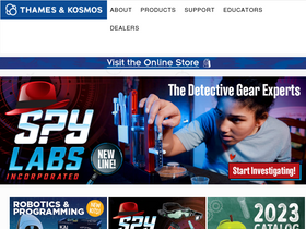 'thamesandkosmos.com' screenshot