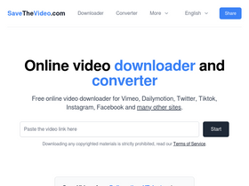 'savethevideo.com' screenshot