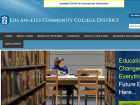'laccd.edu' screenshot