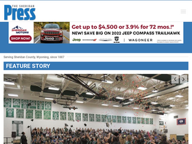 'thesheridanpress.com' screenshot