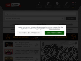 'kupbilecik.pl' screenshot