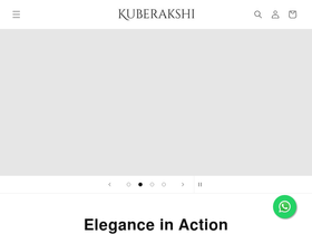 kuberakshi.in homepage screenshot