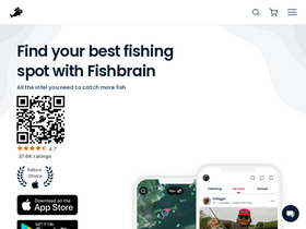 'merchandise.fishbrain.com' screenshot