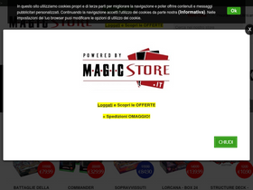 'magicstore.it' screenshot