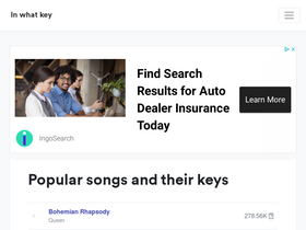 'inwhatkey.com' screenshot
