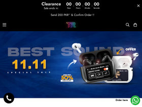 Talhareviews homepage screenshot