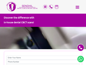 sendhildental.com