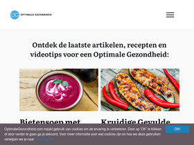 'optimalegezondheid.com' screenshot