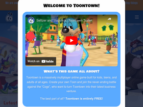'toontownrewritten.com' screenshot